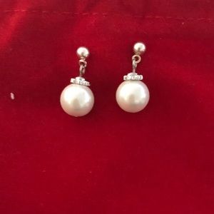 Pearl earrings